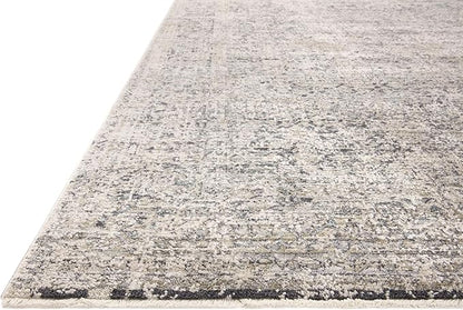 Loloi Amber Lewis Alie Collection ALE-01 Stone/Mist 2'-7'' x 12'-0'', .13'' Pile Height, Runner Rug