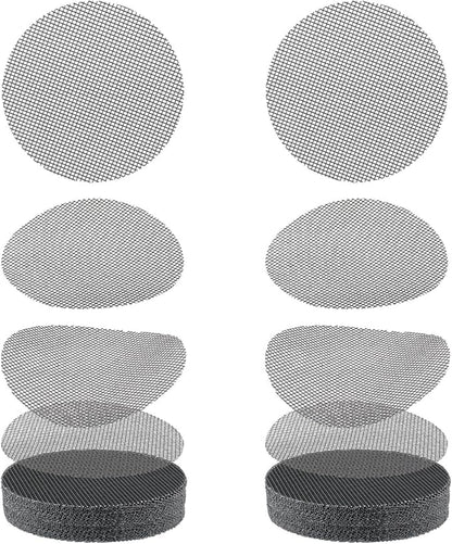 Bonsai Mesh for Plant Pot Drainage Screen 2 Inch, 100 Pcs Plastic Round Flower Pot Hole Mesh Screen Cover Pad, Planter Bottom Drainage Inserts Grid Mat for Potted Succulent