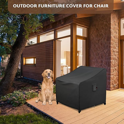 iBirdie Waterproof Outdoor Chair Covers 35 x 38 x 31 inch 2 Pack Patio Furniture Covers