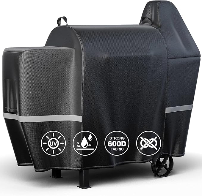 Upgraded Grill Cover for Pit Boss 850 DX, 820 Competition Series, Z Grill 700, 600D Wood Pellet Smoker Cover for 820 Deluxe, 820D, 820FB, Sportsman 820 Series Wood Pellet Grills