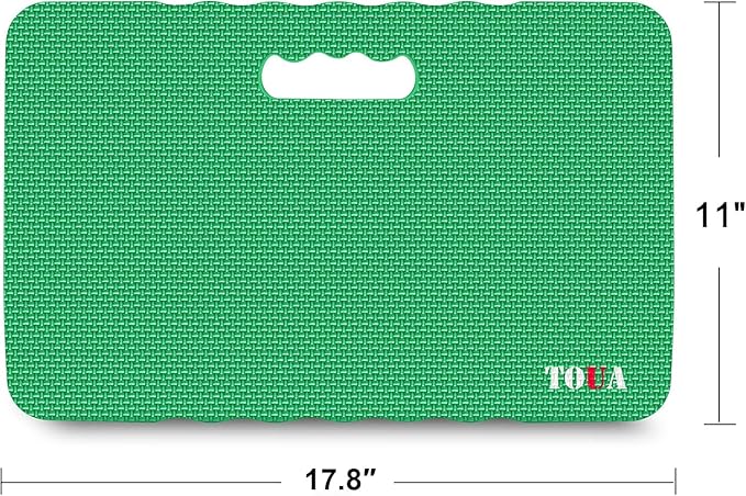 Kneeling Pad Thick Extra Large High Density Foam Comfort Kneeling Pad for Work Gardening Yoga Exercise Garden Knee Pad Green, 1 Pack