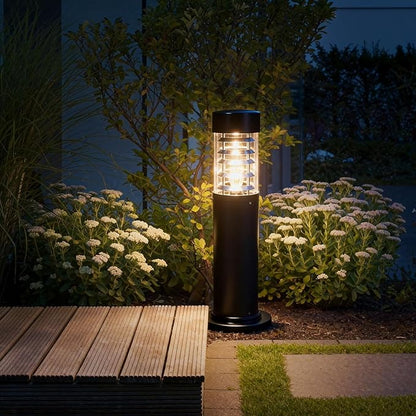 TooCust Wired Outdoor Pathway Light with E26 Socket, IP65 Waterproof Cast Aluminum Landscape Lighting Fixture, 23” Tall Garden & Walkway Light for Driveway, Patio, Lawn & Outdoor Landscaping