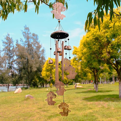 Mushroom Wind Chimes for Outside, Metal Windchimes Outdoors, Mushroom Gifts for Women/Men, Memorial/Birthday Gifts, Garden Decor for Outside, Patio or Yard, Durable Chimes for Outdoors