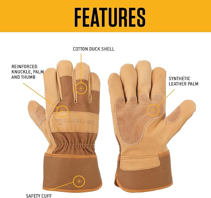 Carhartt Men's A518 System 5™ Safety Cuff Work Glove