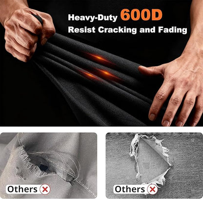Grill Cover Designed for Charbroil Classic 360 3-Burner & Charbroil Grill Gas2Coal, 600D Heavy Duty Waterproof Cover for Outdoor Grill