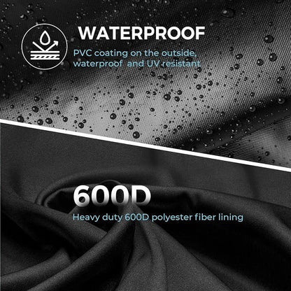 SHINESTAR 33 Inch Built-in Grill Cover for DCS, 600D Heavy Duty Waterproof Island Grill Top Cover with Vents & Click-Close Straps, Windproof BBQ Cover for Jenn-Air, Bull, Napoleon, Coyote and Weber