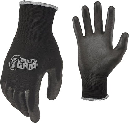 Gorilla Grip Gloves, Max Grip, All Purpose Work Gloves, Slip Resistant, Nylon Shell, X-Large, 1 Pair