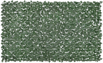 VEVOR Artificial Ivy Privacy Fence Screen, 59 x 98 in Faux Ivy Vine Leaf Hedges Fence, Greenery Privacy Fence with Strengthened Joint, Green Wall Decoration for Outdoor Garden, Yard, Balcony