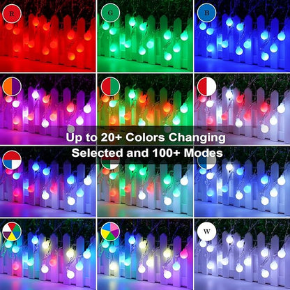 OMIKA 24 Colors Indoor String Lights with Remote, 16.5ft 50LED String Lights Bedroom USB Plug in, Color Changing Christmas Lights Hanging for Dorm Classroom Tapestry Party Garden Patio Wall Xmas Décor