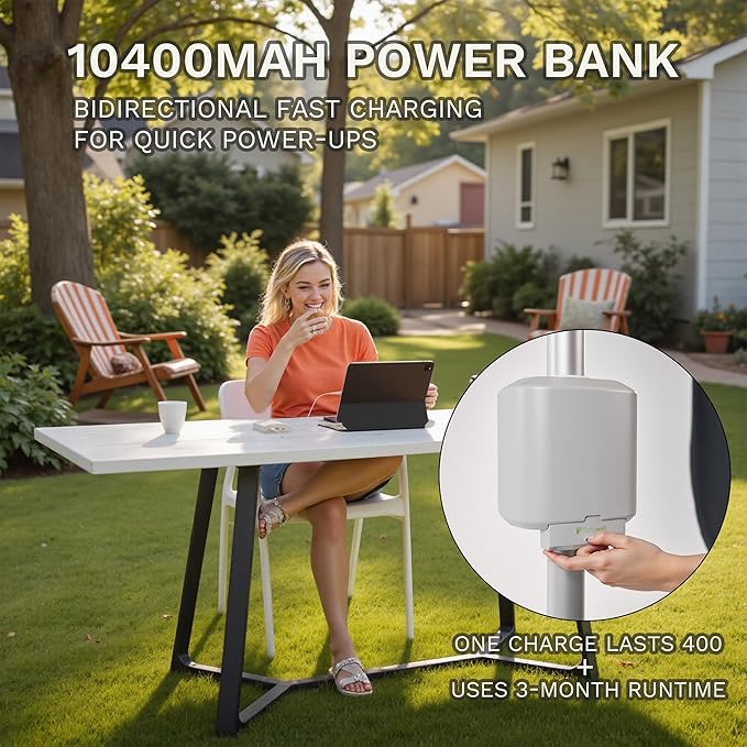 Patiowell Motorized Patio Umbrella