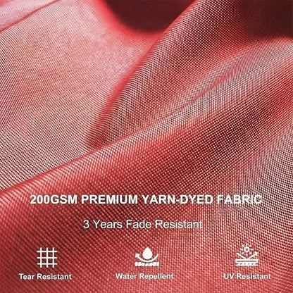 Pergola Shade Cover Replacement Canopy Top Compatible with 10 X 13 ft 6-Bar Pergola Frames - Red (Canopy Size 116" W x 135" L, Canopy Top Only)
