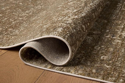 Loloi Haywood Collection HYD-01 Sage/Brown 2'-7" x 8'-0" Runner Rug