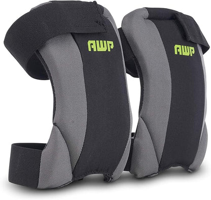 AWP Low-Profile Fabric Cap Work Knee Pads | Non-Marring Non-Scratching All-Day Comfort Knee Pads | One Size