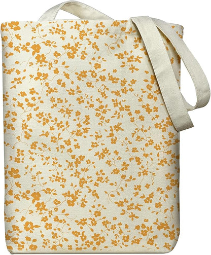 itgowisa Canvas Tote Bag for Women, Tote Bag with Zipper Inner Pocket, Zippered Canvas Bag for Shopping Work Grocery Everyday