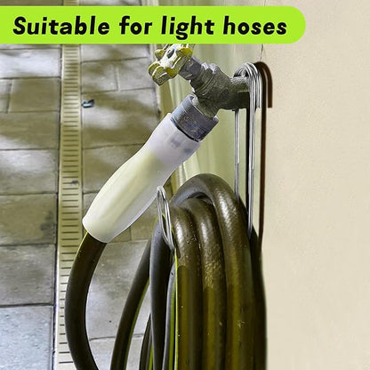 Adnee 2 Pcs Flexible Garden Hose Storage Hook-Stainless Steel Water Hose Hanger Support Up to 44lbs-Hanging Stainless Hose Holder for Indoor Outdoor Home Garden Water Hose Storage