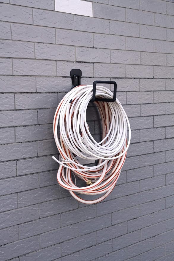 Hose Hanger, Heavy Duty Metal Hose Holder Wall Mount, Hook for Garden Hose/Expandable Hose/Hose Reel/Water Hose/Pocket Hose/Flexable Hose/Magic Hose 100 Ft