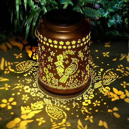 Cardinal Solar Lantern Outdoor Cardinal Decor Garden Decor Waterproof Light Hanging Solar Lights Yard Decor, Christmas Gifts, Gifts for Women, Gifts for Mom, Gifts for Grandma