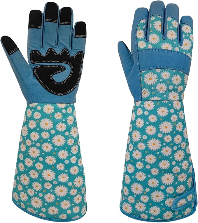 Long Gardening Garden Gloves,Thorn-proof&Puncture Resistance Rose Cactus Gauntlet Glove for Gardener,Gifts