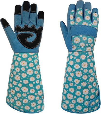 Long Gardening Garden Gloves,Thorn-proof&Puncture Resistance Rose Cactus Gauntlet Glove for Gardener,Gifts