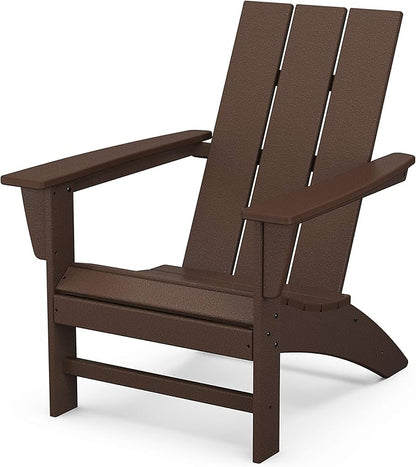 POLYWOOD AD420MA Modern Adirondack Chair, Mahogany