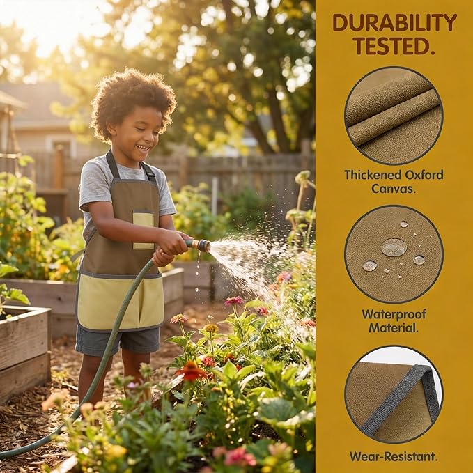 Gardening Apron - Gardening Tool Bag With Apron,Tool Bags & Aprons Tote Storage Bag with Pockets Tool Apron Practical Gardening Gifts for Men