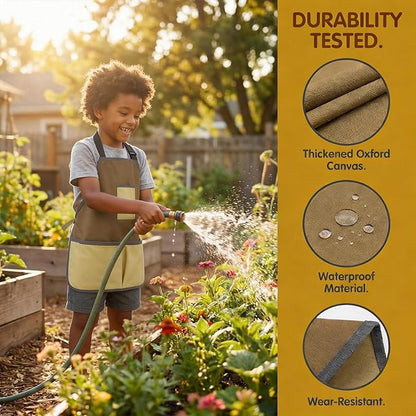 Gardening Apron - Gardening Tool Bag With Apron,Tool Bags & Aprons Tote Storage Bag with Pockets Tool Apron Practical Gardening Gifts for Men