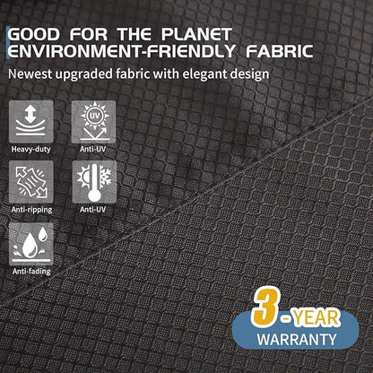 Patio Chair Covers, 1 Pack outdoor furniture covers, HeHeavy Duty and Waterproof outdoor chair cover, patio furniture cover 40" W x 40" D x 36" H Beige