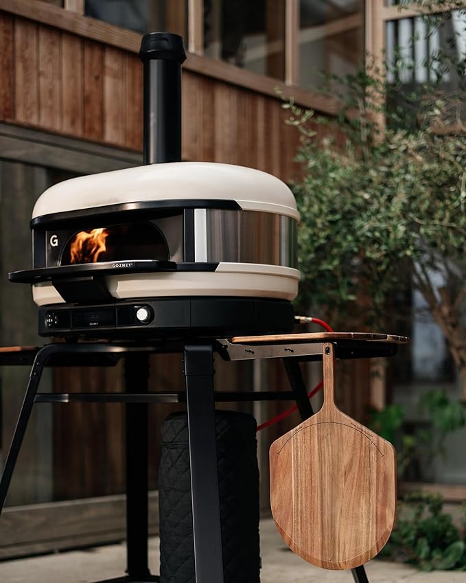 Gozney Acacia Wood Pizza Placement Peel and Server for 16" Pizzas, Compatible with Dome (Gen 2) & Dome XL (Gen 2) Pizza Ovens, Naturally Non-Stick