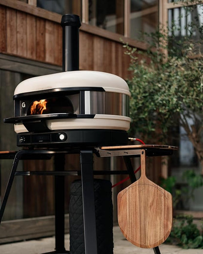 Gozney Acacia Wood Pizza Placement Peel and Server for 16" Pizzas, Compatible with Dome (Gen 2) & Dome XL (Gen 2) Pizza Ovens, Naturally Non-Stick