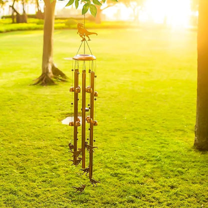 Extra Large 55 Inch Dinosaur Wind Chimes for Outside,Dinosaur Gifts for Adults Men Women/Memorial Gifts/Birthday Gift Metal windchimes Outdoors/Indoors,Garden Decor,Patio,Home,Porch,Yard Decoration