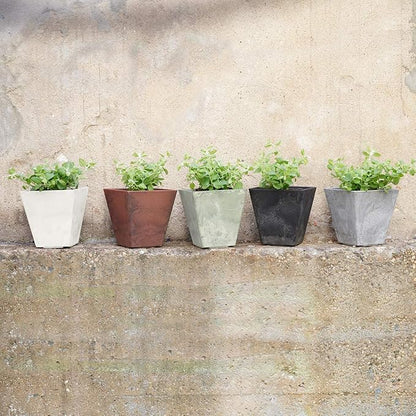 Novelty Artstone 35069 Ella Square Planter, Rust 6"