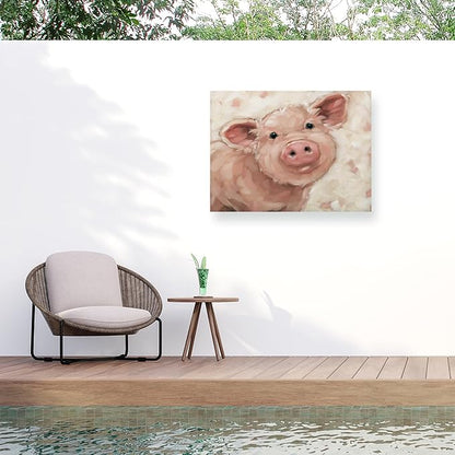 Outdoor Canvas Art - Andrea Lavery 'PEACHES' Wall Art for Outdoor Spaces, Patios, or Gardens by Trademark Fine Art