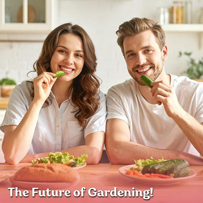 KVITER 50 Beit Alpha Cucumber Seeds for Planting (Cucumis sativus) – Persian Cucumbers, Parthenocarpic Cucumber – Non GMO, Heirloom Vegetable Seeds for Home Garden, Containers & Greenhouses
