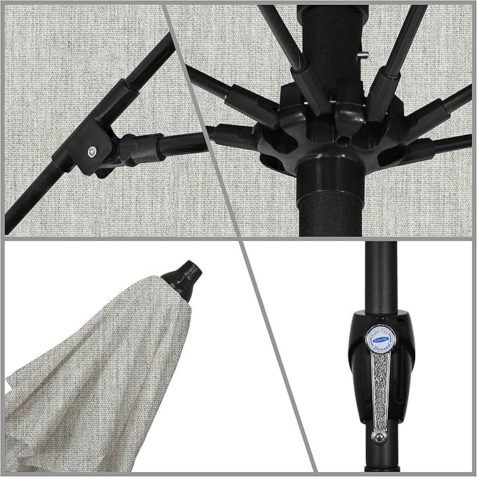 California Umbrella 9' Rd Sunbrella Aluminum Patio Umbrella