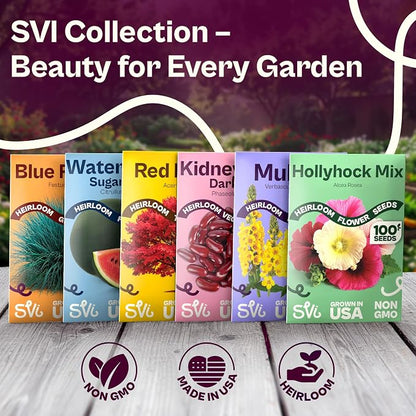 SVI 50 Purple Romagna Artichoke Seeds (Cynara scolymus) – Roman Artichokes Seed Packets, Non GMO Artichoke Vegetable Garden Seed – Heirloom Vegetable Seeds for Outdoor Garden, Containers