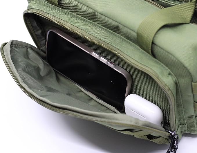 Coreflex 12-Inch Heavy Duty Tool Bag,Tactical,Gear,Range, EDC, Tool Bag for cars, Multi-Purpose Work Bag for Mechanics, Electrician, Carpenters, Builders, Plumbers (Olive Green)