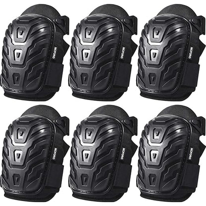 Professional Knee Pads for Work – Breathable Heavy Duty Construction Pads With Foam Padding for Construction, Gardening, Flooring with Adjustable Non-Slip Straps (3)