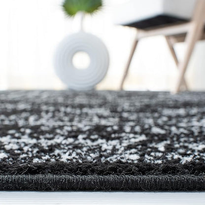 SAFAVIEH Adirondack Collection Runner Rug - 2'6" x 8', Black & Ivory, Oriental Medallion Design, Non-Shedding & Easy Care, Ideal for High Traffic Areas in Living Room, Bedroom (ADR108Z)