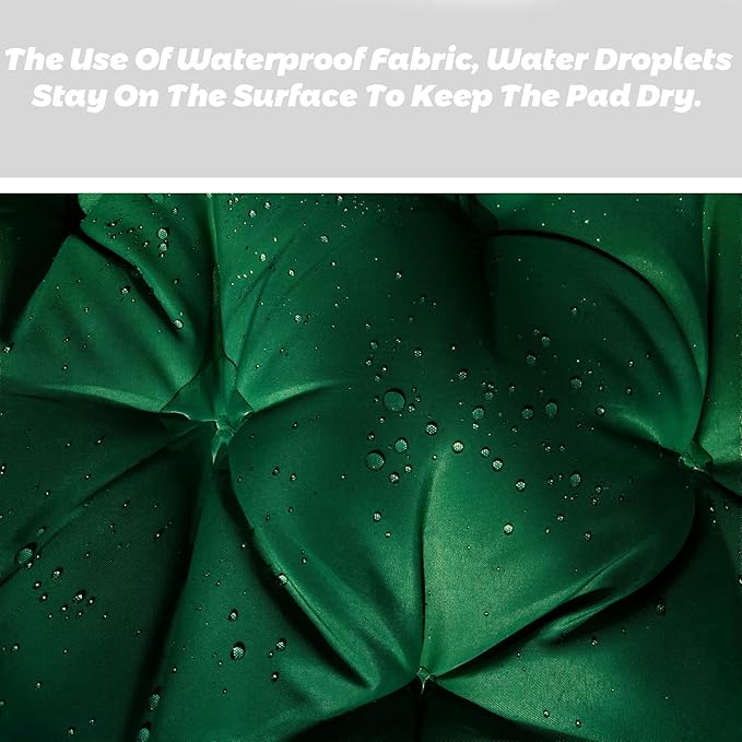Replacement Cushions for Swing, Swing Cushions 3 Seater Replacement, Waterproof Thicken Washable Pad Cushion for Outdoor Indoor Furniture Swing Patio (Dark Green, 40x71 inch)