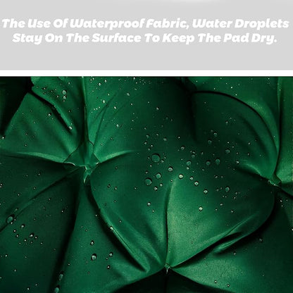 Replacement Cushions for Swing, Swing Cushions 3 Seater Replacement, Waterproof Thicken Washable Pad Cushion for Outdoor Indoor Furniture Swing Patio (Dark Green, 40x71 inch)