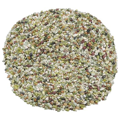 Decorative Ornamental Pebbles,Landscaping Pebbles,River Rocks,Garden Landscaping Stones,Gravel Filler for Home Decoration Flower Bed Fish Tank Plants Vases Succulents (1, Green, 10 Pounds)