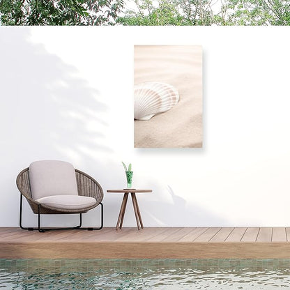 Trademark Fine Art Outdoor Canvas Art - Pictufy Studio 'Shell 3' Wall Art for Outdoor Spaces, Patios, or Gardens
