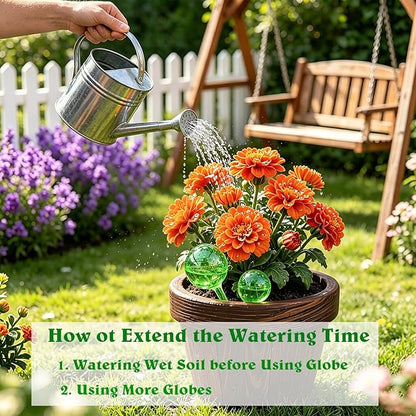 MOONSOUND Plant Watering Dispenser, 10Pcs Plant Watering Devices, Premium Plant Automatic Waterer, Indoor Outdoor Plant Self Watering Spikes, Pot Flower Self Watering Bulbs