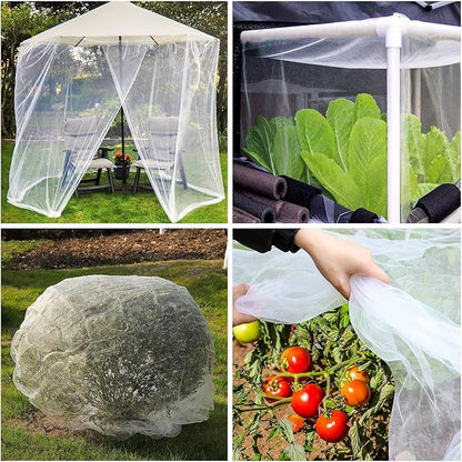 10 X 30FT Garden Mesh Netting Barrier,Plant Fruit Tree Netting for Vegetable Blueberry Bushes Plant Row Cover Screen Protection