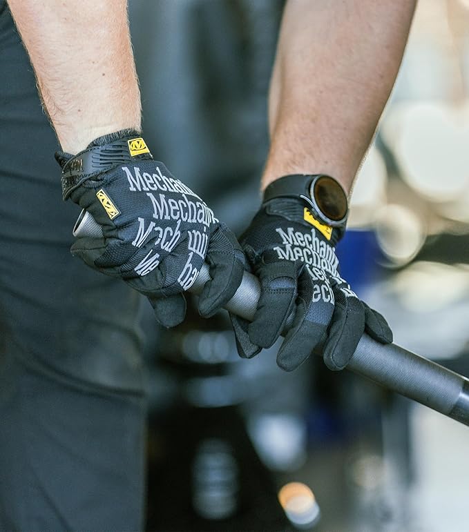 Mechanix Wear Original Work Gloves - Multi-Purpose Outdoor Work Gloves - Secure Fit - Durable & Machine Washable - Breathable & Comfortable - XX-Small - Black