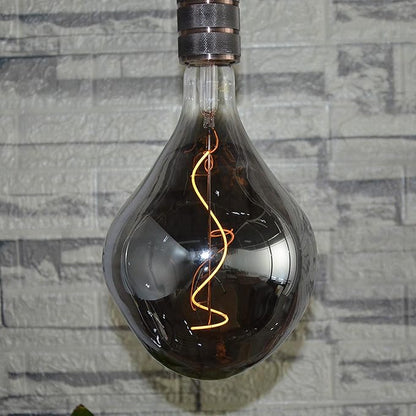 SD LUX Oversized Vintage LED Light Bulbs 5W, Medium Base E26, Giant Edison Bulb Large Decorative Bulb, Huge Edison Light, Dimmable 200LM(15W Equi) Pendant Lighting Warm White 2200K,1 Pack (A165-Smoke)