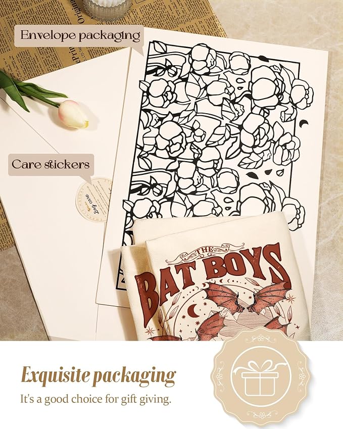 Miss Adola Aesthetic Canvas Tote Bag for Women - Sturdy Cloth Cotton Totes Bag with Pattern Shoulder Bag