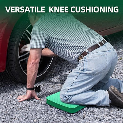 Ohuhu Premium Thick Kneeling Pad, 2-Pack Large Comfortable Gardening Knee Mat with 2 Different Surfaces, Extra Thick Knee Cushion Kneeler for Gardening, Work, Baby Bath, Exercise Perfect Gifts