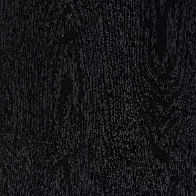 Henn&Hart Langston 22" Wide Square Side Table in Black Grain