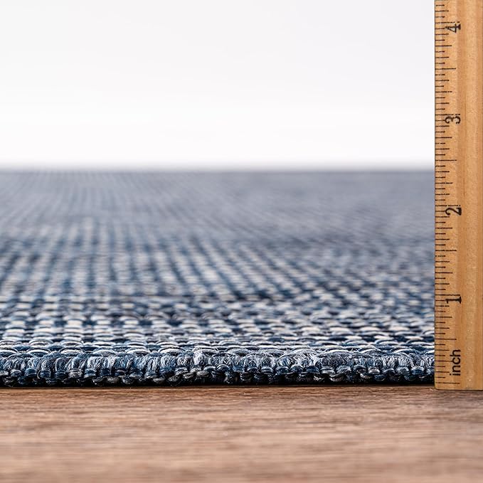 Keen Home Design Terrace Outdoor Area Rug - 4x6 Washable Indoor/Outdoor Rug for Patio, Kitchen, Balcony, Beach, Garden, Deck and Porch, Size: 3'10"x5'7"